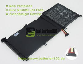  Akkus für asus ux501jw-fi177t (15.2V 4400mAh) image 1