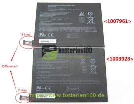  Akkus für hp pavilion x2 10-k001nr (3.8V 9220mAh) image 1